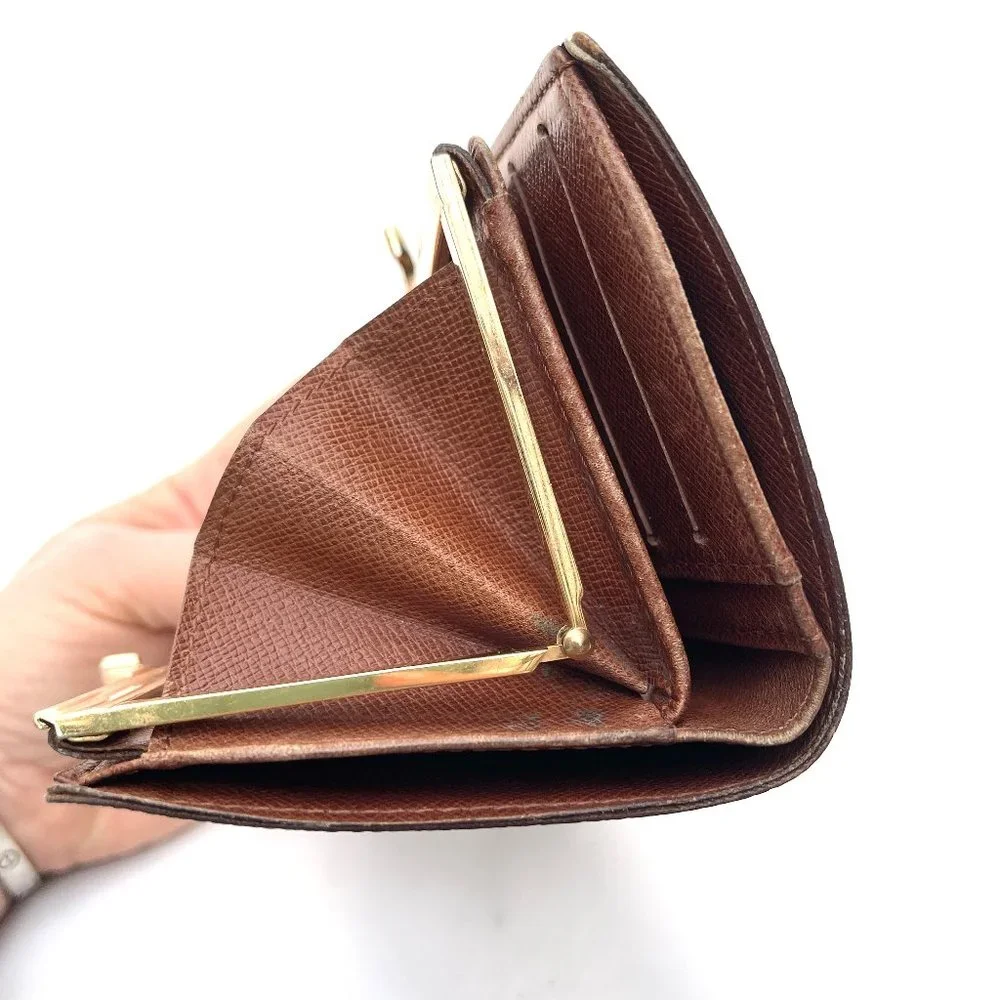 Auc Louis Vuitton French Style Port Monogram Wallet